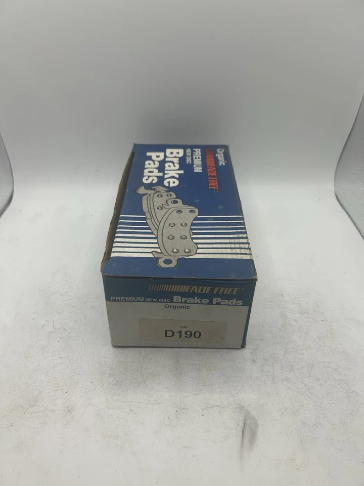 Pastillas de freno Fade Free D190 Pontiac 6000, Buick Somerset, Chevrolet Corsica Foto 3 de 3