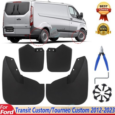Für Ford Transit / Tourneo Custom Schmutzfänger Vorne Hinten Weichplastik DE