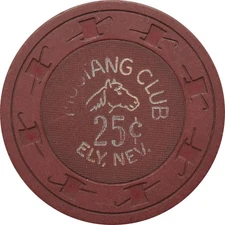 Mustang Club Casino Ely Nevada 25 Cent Chip 1967