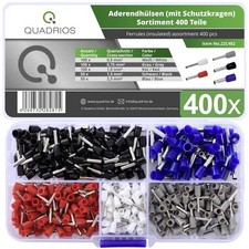 Quadrios 22C482  Assortimento Capicorda 0.5 mm , 0.75 mm , 1 mm , 2.5 mm  Parzi