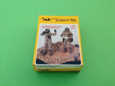 1:35 CMK F-35016  US Tankers Desert Shield - 2 Fig. US Panzerbesatzung - RARITÄT