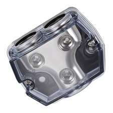 1PCS 2Way 0 Gauge in Out Power Distribution Block Power