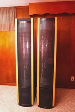 PAIR MARTIN LOGAN SL3 HYBRID ESL SYSTEM SPEAKERS IN EXC+ CONDITION
