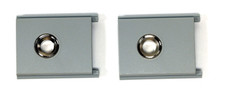 Qty 2 Keysight Agilent Front Strap Handle Cap Light Gray Color p/n 5041-9186 New