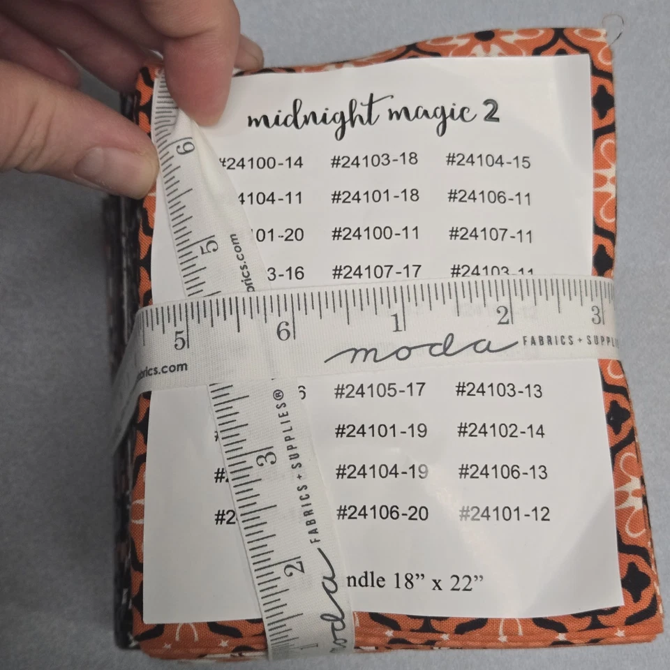 Moda Fat Quater Bundle April Rosenthal Midnight Magic 2 Original 28 Pieces OOP - Image 3 of 3