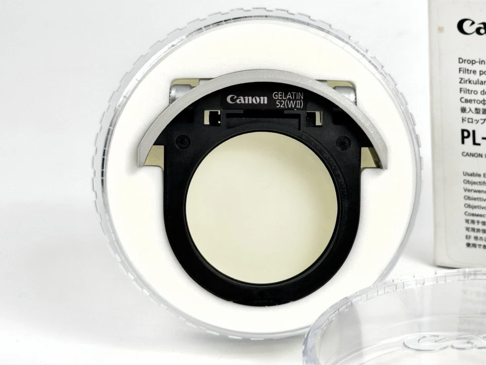 Canon Gelatin 52 (WII) Drop-in Filter 52mm w/Case - Image 3 of 4
