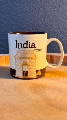 STARBUCKS Coffee Mug - Global Icon Serie - Indien (NEU + UNBENUTZT)