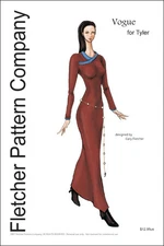 Vogue Dress Doll Clothes Sewing Pattern Tyler Tonner