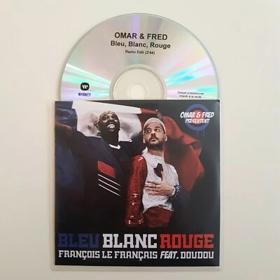 OMAR SI & FRED : BLEU BLANC ROUGE FRANÇOIS LE FRANÇAIS ♦ Promo CD FOOT ♦ - Photo 1/2