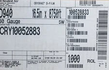 Sealed Air Cryovac D940 Shrink Film 60 Gauge 16.5 in x 8750 ft Single Width