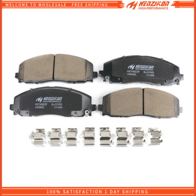 Fit Dodge Grand Caravan Journey Town & Country Wrangler Front Ceramic Brake Pads