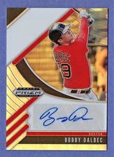 2020 BOBBY DALBEC Boston RED SOX Panini Draft Picks PRIZM AUTO MINT