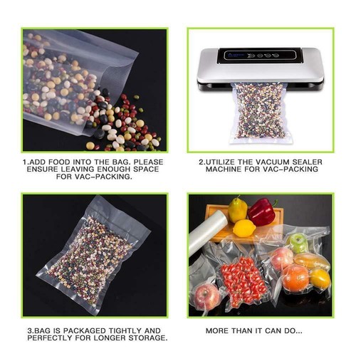 1/2 Rollen Riesig 8"x20' 11"x20' Rollen Vakuumversiegelungsbeutel Food Saver Geprägte Beutel - Bild 4 von 13