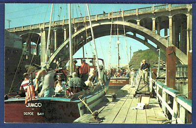 Fishing Boat JIMCO Preparing for a Deep Sea Fishing Trip from Depoe Bay, Oregon