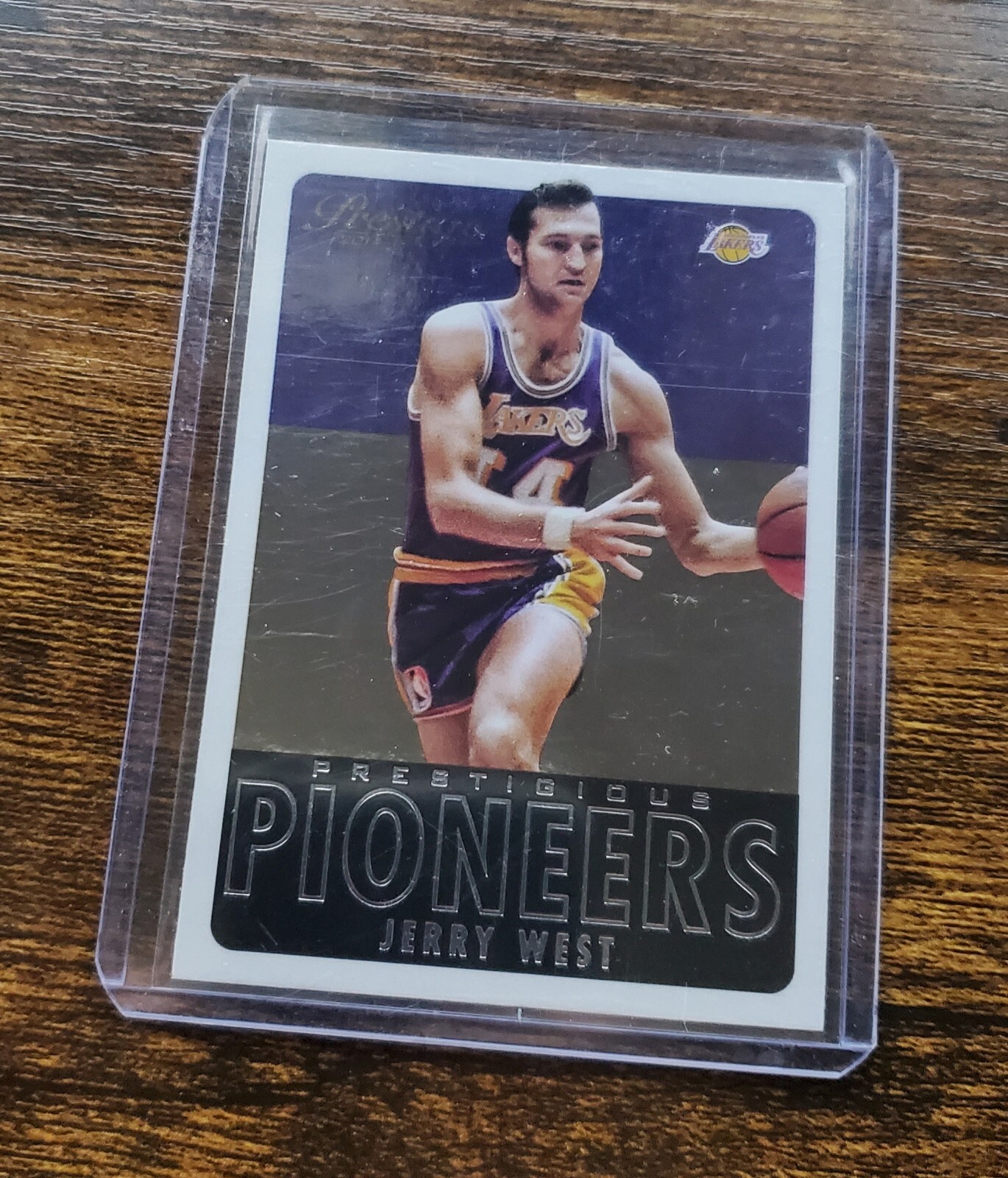 JERRY WEST 2014-15 Prestigious Pioneers Insert #10 Lakers HOF 