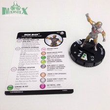 Heroclix Captain America and Avengers set Iron Man 002 Common figure w/card 
