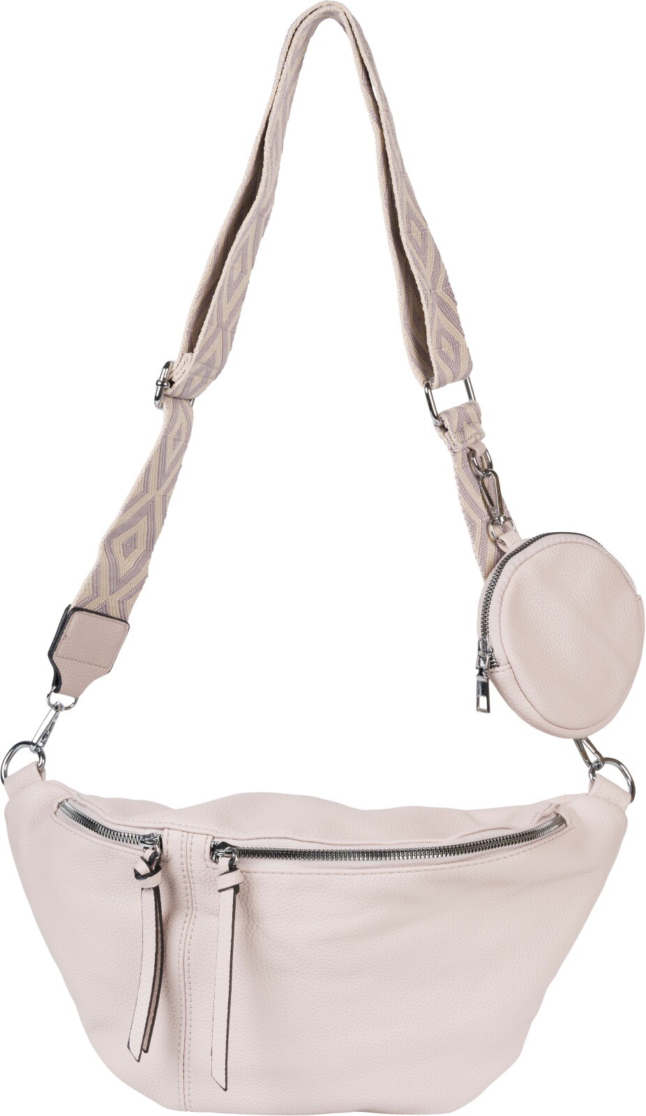 Señoras Media Luna Crossbody Bolsa de hombro Set de 3 piezas Correa de hombro