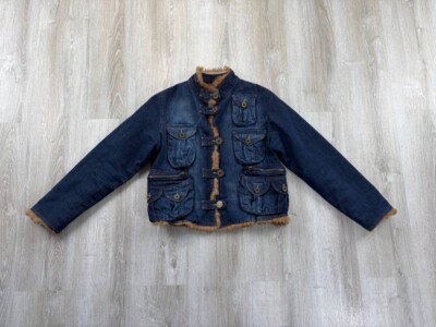 Womens vintage denim jacket Gianfranco Ferre Jeans Y2k Size M/L