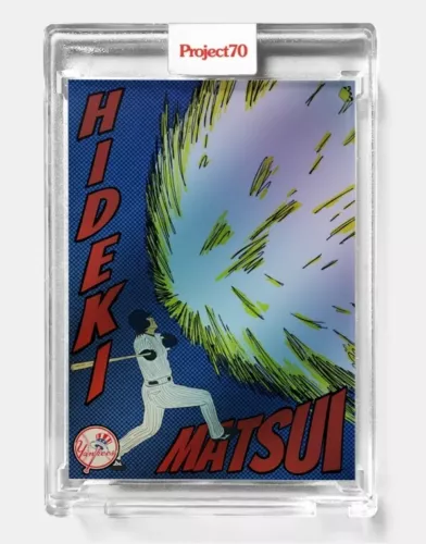 Topps Project70 #554 1984 Hideki Matsui by Oldmanalan Rainbow Foil 51/70 Yankees