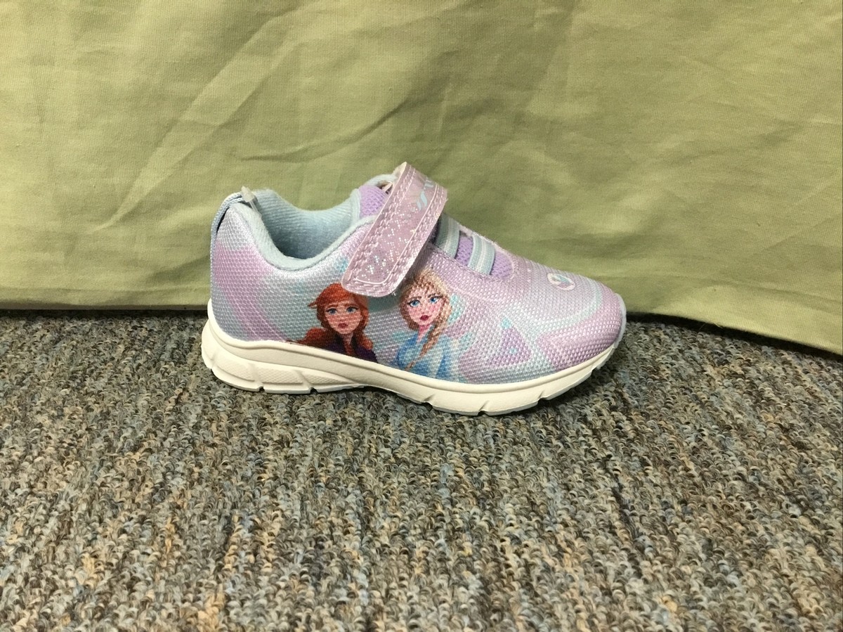 New Girls Frozen II Light Purple Sneaker (CH85794) size