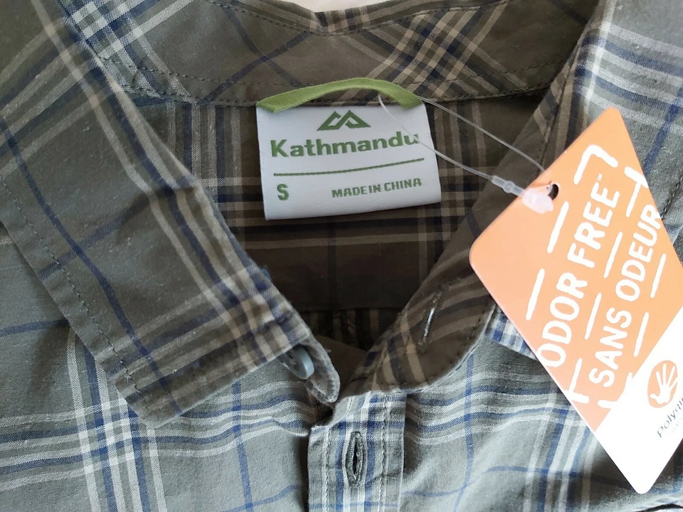 Kathmandu Shirt Small S Hiking Travel NEW (Odor control) Cotton Hemp RRP$119.98 - image 4 of 4