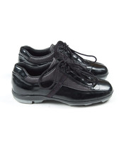 Women's Vintage y2k PRADA Red Tab Low Top Sneakers Black 36.5