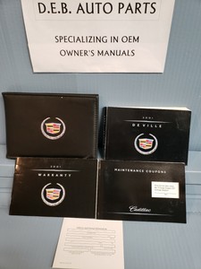 2001 Cadillac Deville Owners Manual With Case Ebay