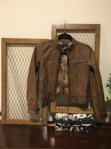 vintage ralph lauren leather jacket