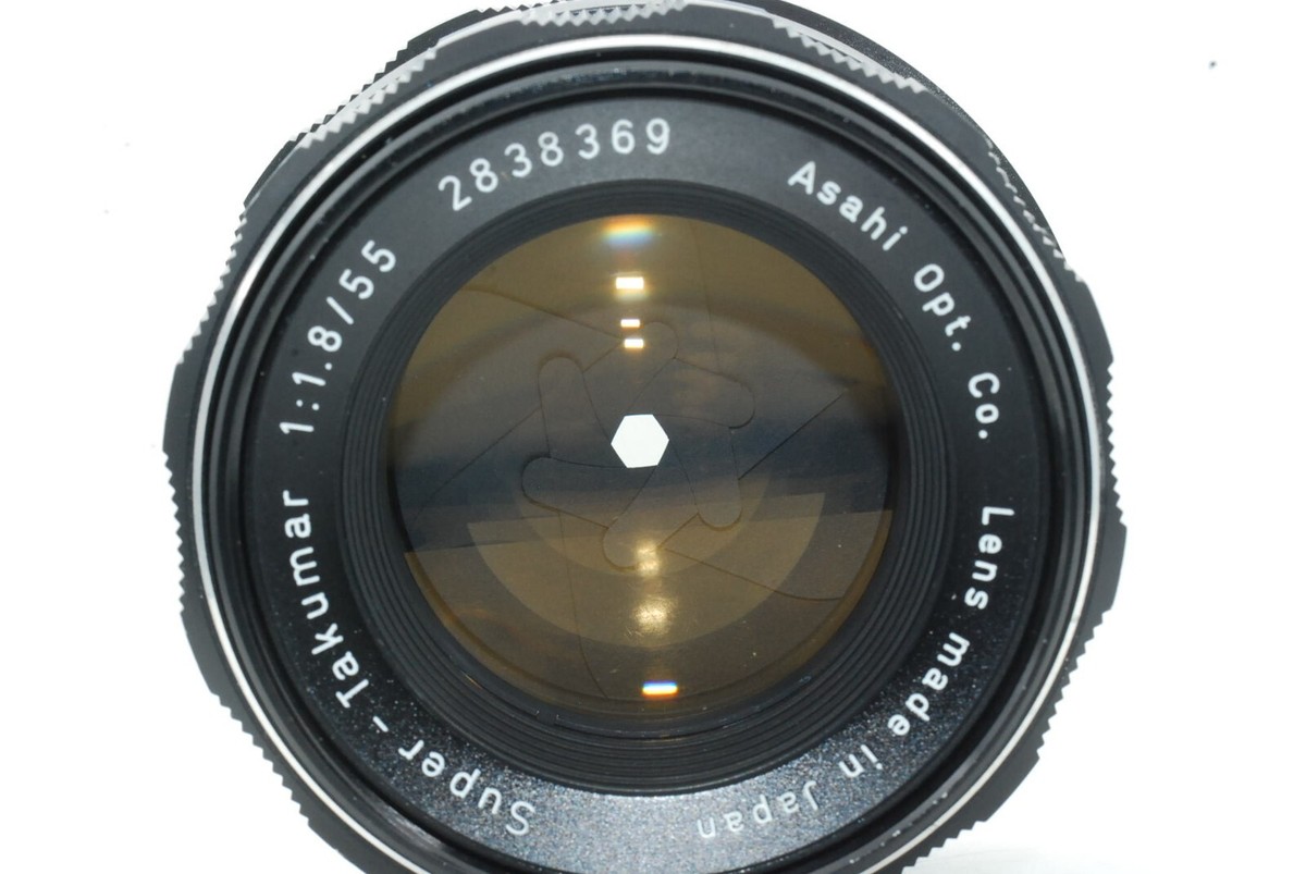 Pentax Spotmatic SPII SLR Film Camera Super Takumar 55mm F/1.8
