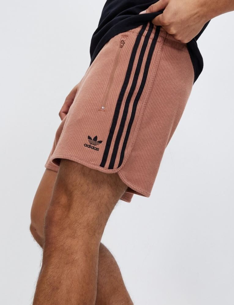 NEW MENS ADIDAS ORIGINALS WAFFLE BECK TREFOIL SHORTS ~SIZE