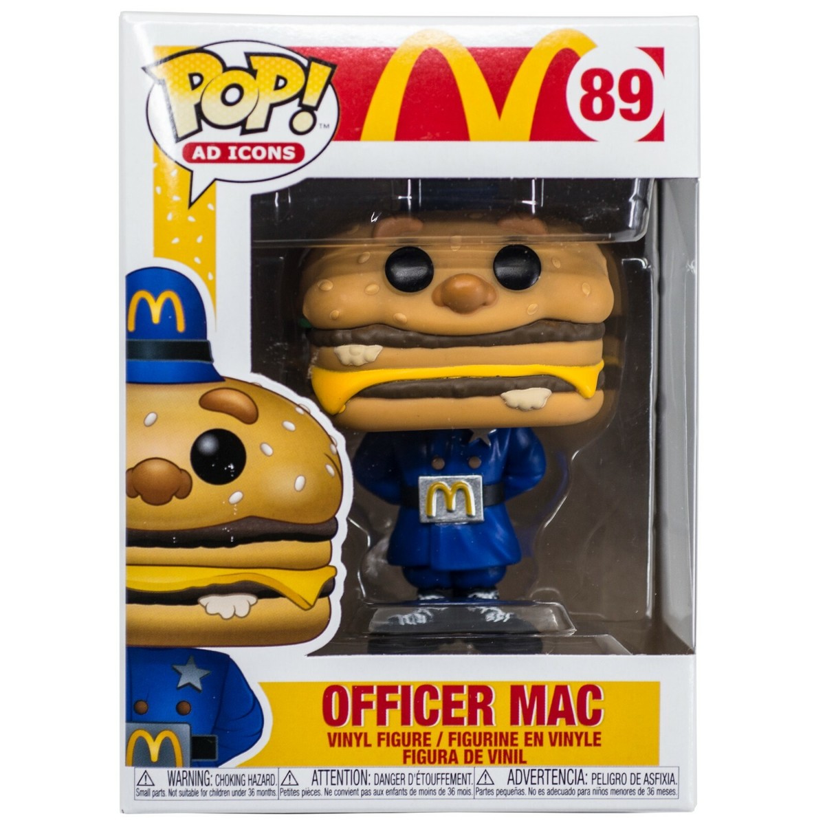 Funko マック警官 #89メイヤーマックチーズ #88 2体セット海外購入品 McDonald's Officer Mac Funko Pop #89 Ad Icons Vinyl Figure Brand
