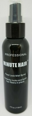 Minute Hair Fiber Lock Hair Spray for use with Hair Building Fibers Fiber Hold