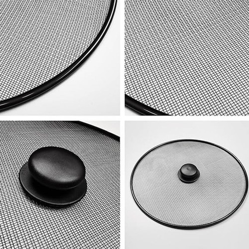 3Pcs Kitchen Splatter Screens Grease Splatter Screen Mesh Oil Proof Pot Lid E6Q5 - Picture 5 of 8