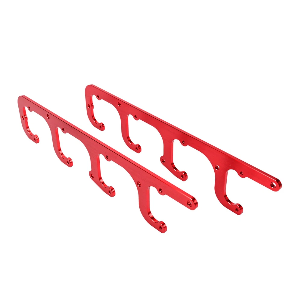 For LS Coil Bracket D581 Square Coil For Chevy 4.8L 5.3L 5.7L 6.0L 6.2L Red HL - Image 3 of 4