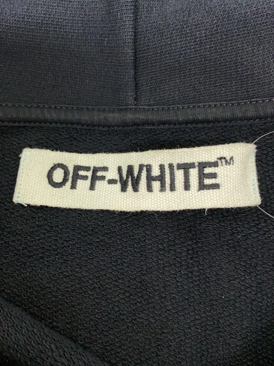 FELPA CON CAPPUCCIO OFF WHITE S COTONE Nera Usata