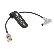 Red Komodo Timecode Cable BNC Male to EXT 9Pin Male Right Angle for Sound Device