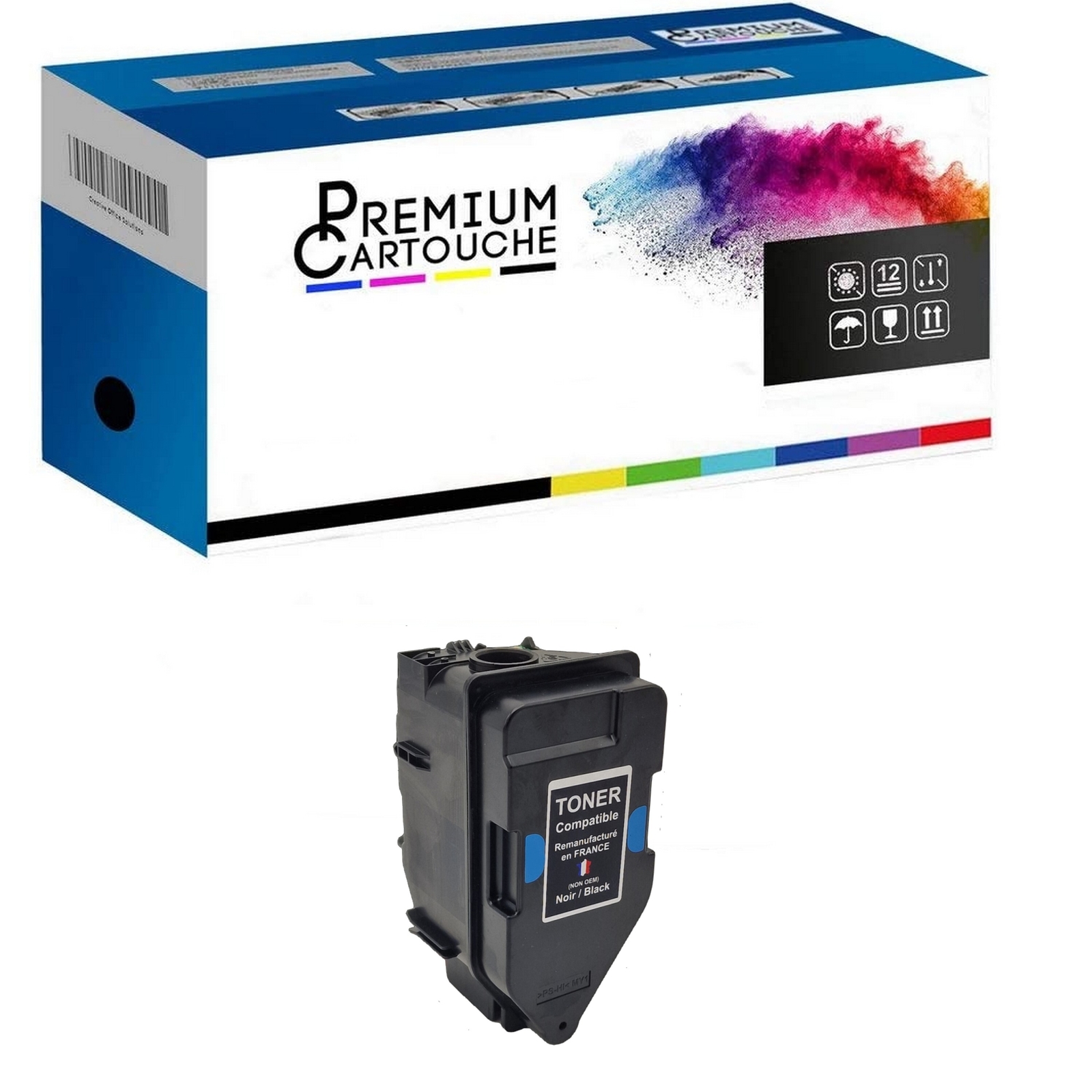 Toner TNP-81 AAJW151 noir pour remplacer votre cartouche Bizhub