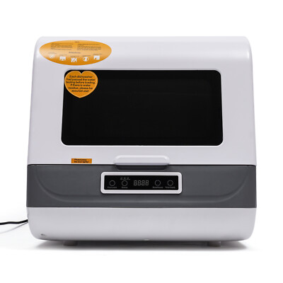 Compact Countertop Mini Portable Dishwasher with Water Tank Air Dry Leak-Proof