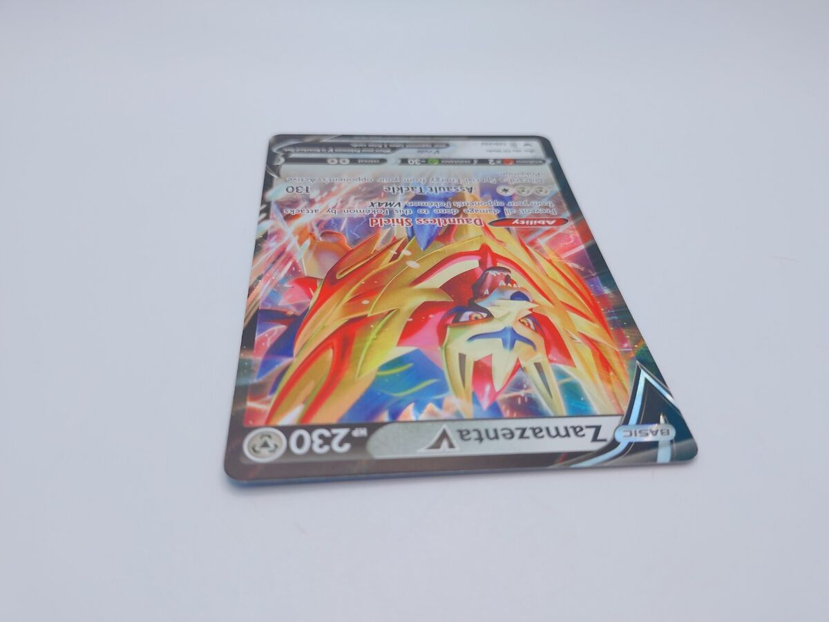 Zamazenta V ULTRA RARE 139/202 Sword and Shield Base Set Pokemon TCG NM  HOLO