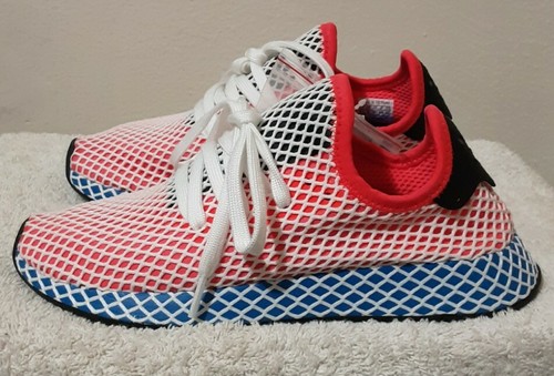 Adidas Deerupt Runner Solar Red Blue 