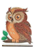 Owl Crystal Art Wildlife Buddies Kit Craft Buddy New
