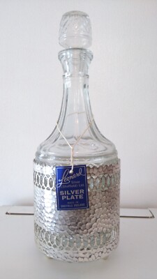 Vintage Leonard Silber Sheffield Silber Teller Dekanter