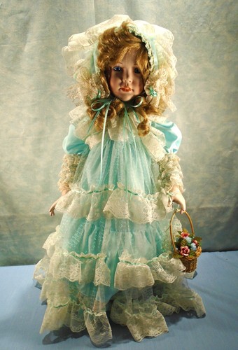 Treasures Forever William Tung Stephanie Porcelain Doll 26”  - Picture 1 of 4