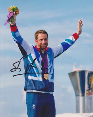 Ben Ainslie HAND Signed 8x10 Photo Autograph, Olympic Sailor, Sailing