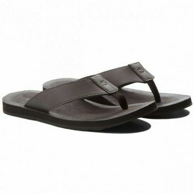 timberland mens leather flip flops
