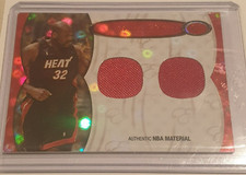 2006 Bowman Elevation RED Shaquille O'Neal Dual Jersey Card #ed/49 - Miami Heat