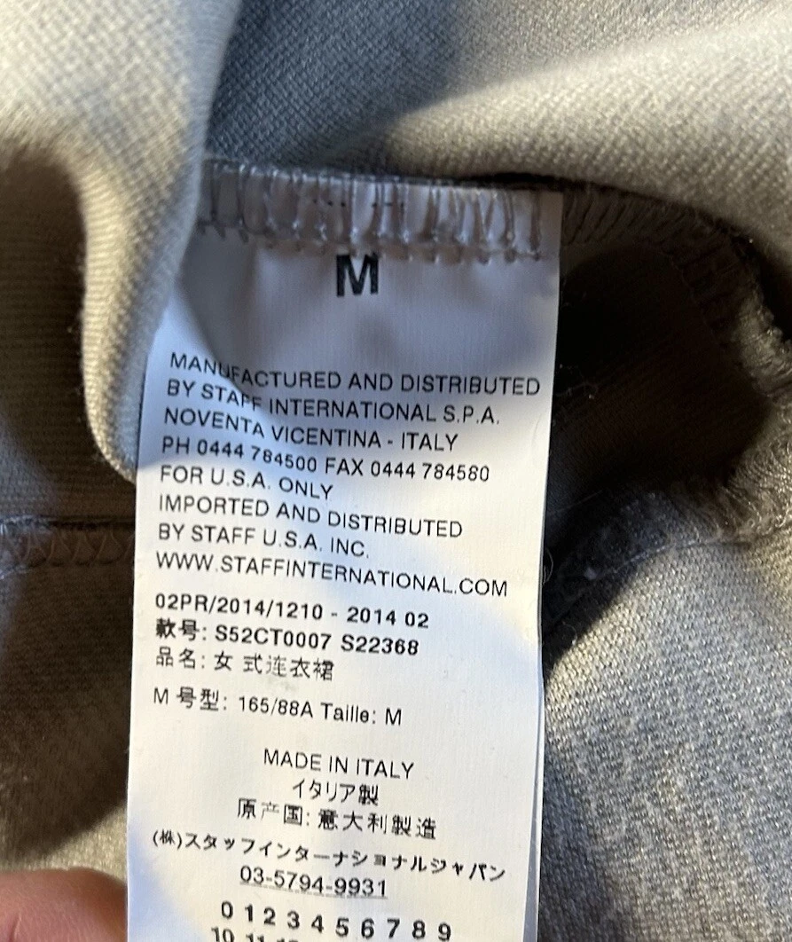 Abito Maison Margiela MM6 grigio tunica abito smock taglia media