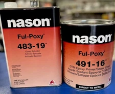 NASON Gallon Gray Epoxy Primer 491-16 epoxy and activator 483-19