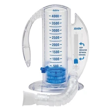AirLife Volumetric Incentive Spirometer with One-Way Adult 4000 mL, 1 Count