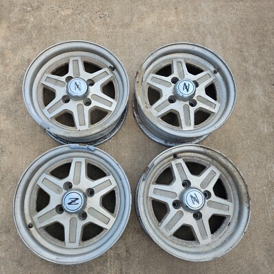DATSUN 280ZX OEM 15 INCH RIMS/CENTER CAPS SET 1979-1983 | eBay